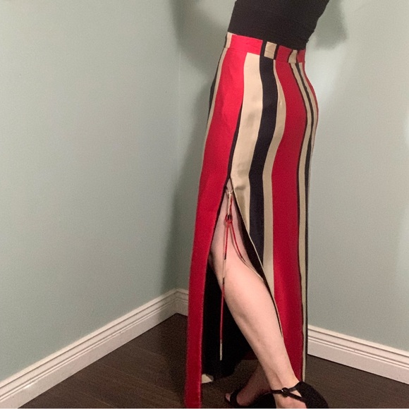 VINTAGE silk maxi skirt - Picture 7 of 11